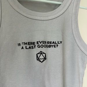 ODESZA - The Last Goodbye Crop Tank 🪩